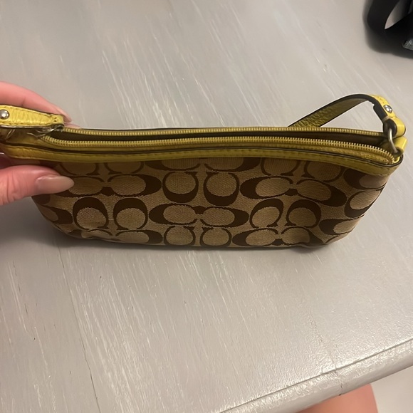 Coach Brown and Yellow Women's large wrislet - Picture 5 of 10